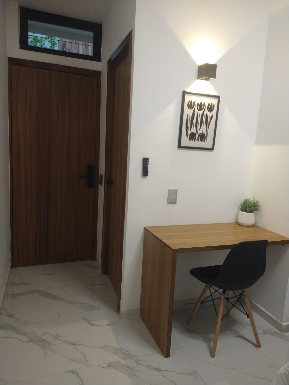 Interior de una habitación moderna