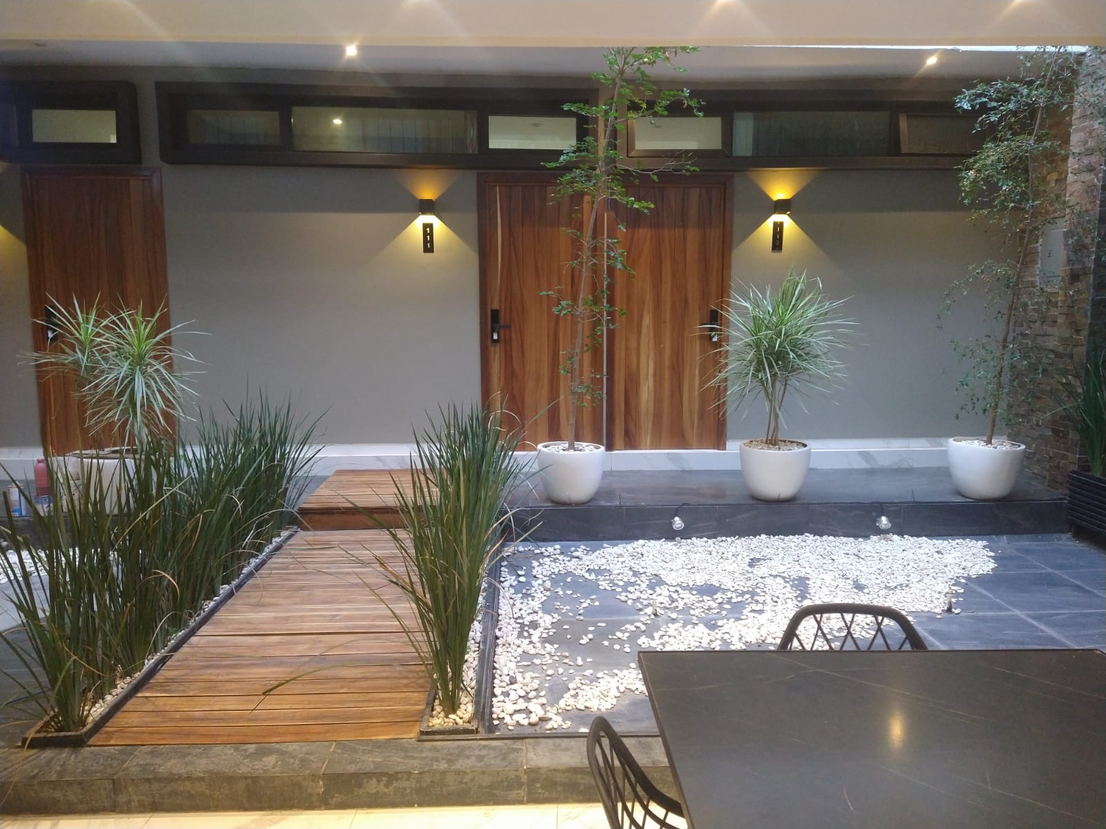 Gimnasio con equipo moderno